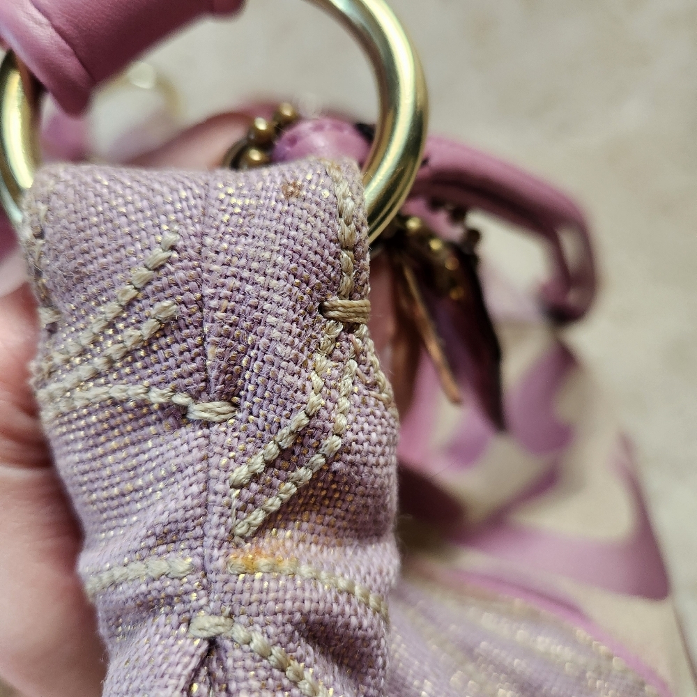 Coach Ali Patchwork Pieced Hobo Bag Y2K Purple - Picture 16 of 16
